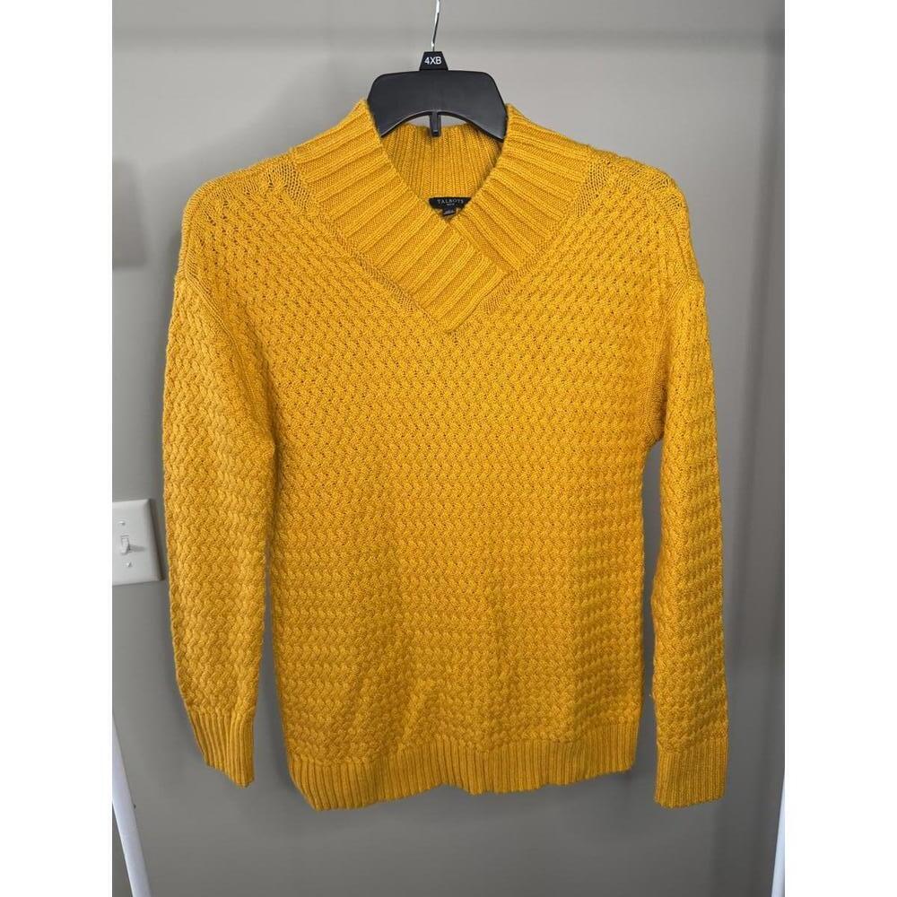 Talbots Textured V-Neck Pullover Sweater